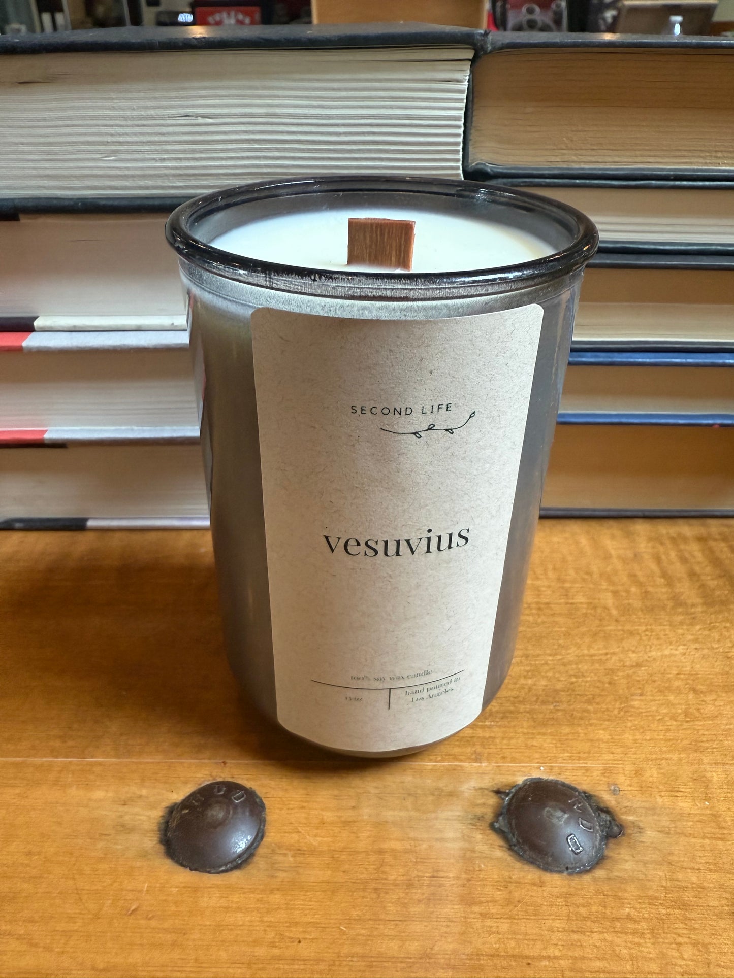 Bespoke 13 oz Wood Wick Candle - Vesuvius
