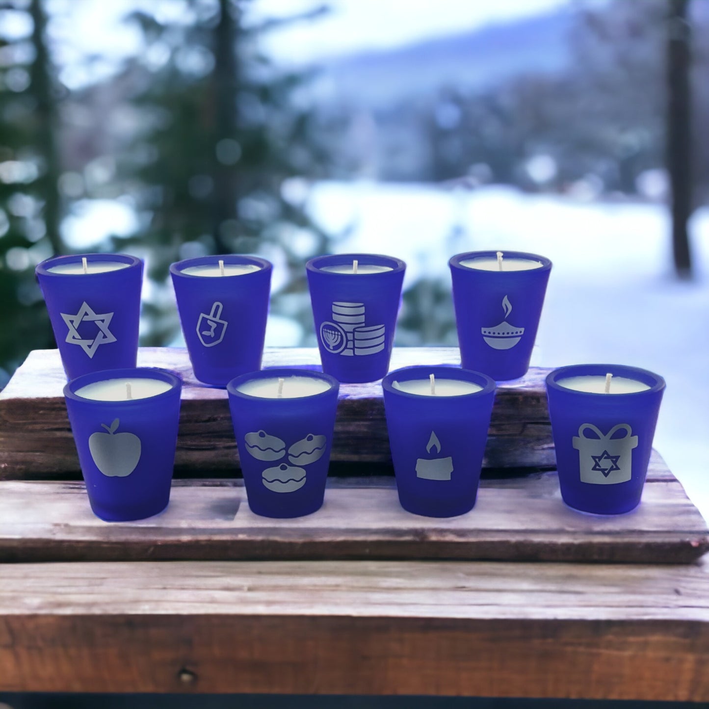 8 Nights of Hanukkah - Mini Candle Advent Calendar