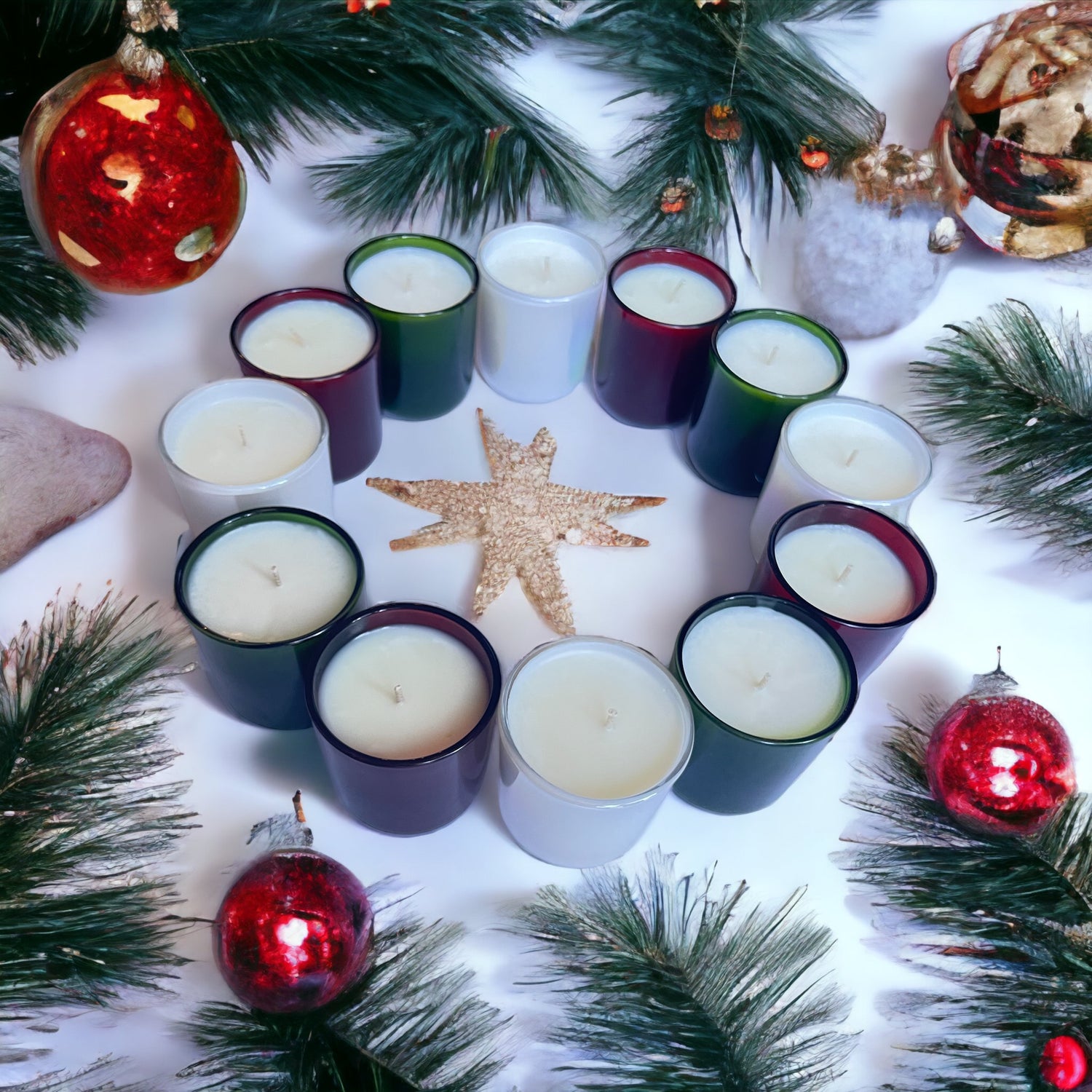 Holiday Advent Candles