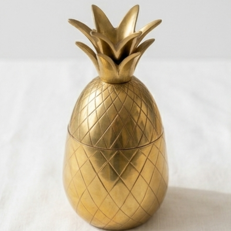 Golden Hour Pineapple Margarita Candle - One of a Kind - 8 oz
