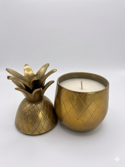 Golden Hour Pineapple Margarita Candle - One of a Kind - 8 oz