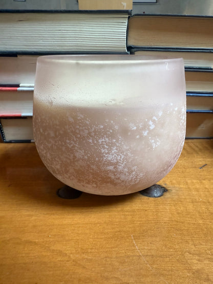 Spiced Negroni candle - 32 oz - Frosted Purple Lotus Bowl