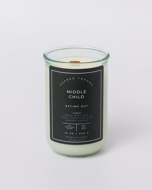 Shared Trauma Candles - Layoffs - 13 Oz Crackling Wood Wick - Ginger & Saffron
