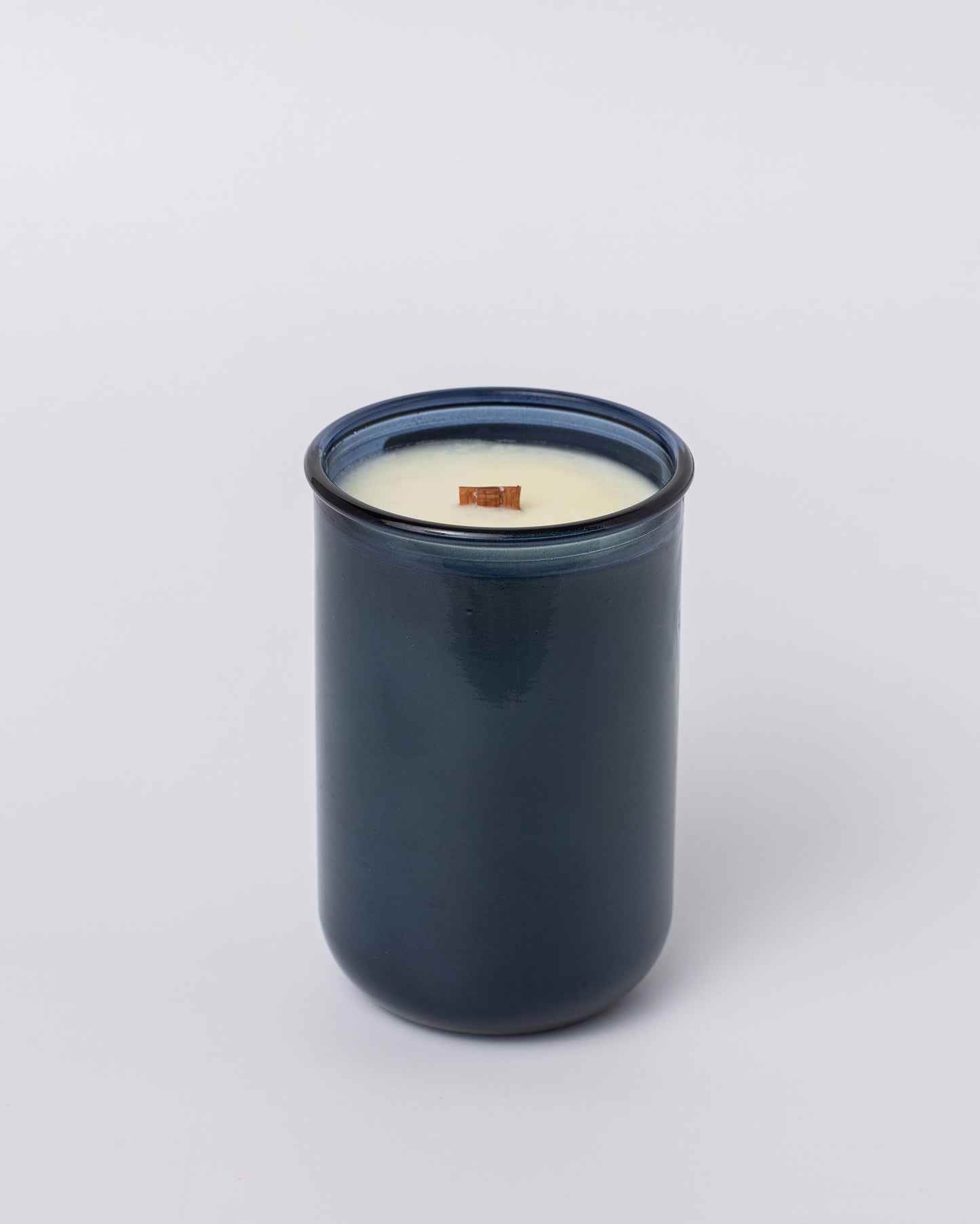 Shared Trauma Candles - Layoffs - 13 Oz Crackling Wood Wick - Worn Leather & Citron