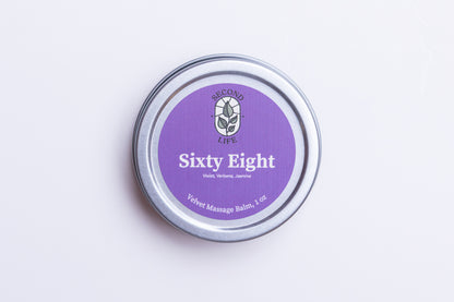 Velvet Massage Balm - Sixty Eight: Violets & Lily of the Valley - 1 oz tin