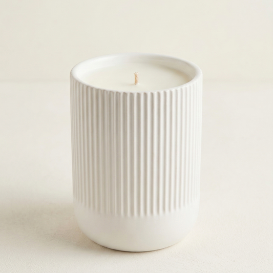 Clean Lines - 21-oz Candle in Thrifted Ceramic